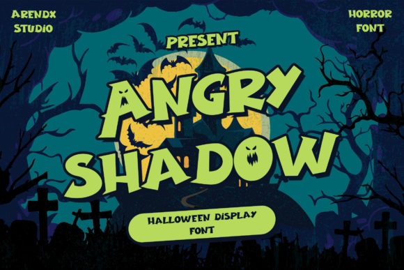 Angry Shadow: A Bold Display Font for High-Impact Campaign Visuals