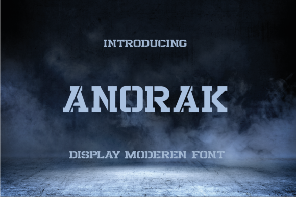 Anorak: The Bold Display Font for Crafters and Product Makers