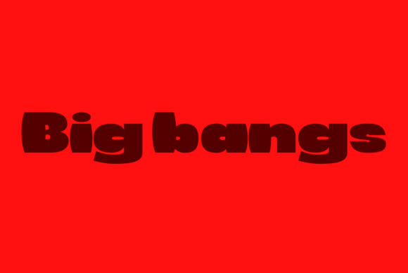 Big Bangs: A Bold Display Font for Dynamic Web Design Projects