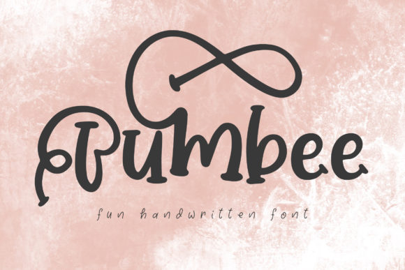 Bumbee: A Chic Display Font for Crafters and Product Designers