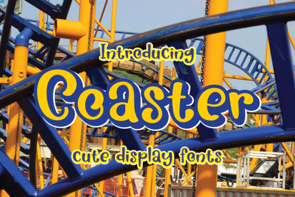 Coasters: A Delightful Display Font for Thoughtful Editorial Design