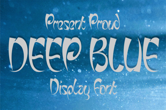 Deep Blue: A Joyful Display Font for Editorial Design and Digital Publishing