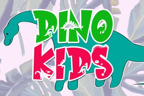 Dino Kids: A Bold Display Font That Builds Brand Personality
