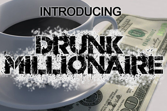 Drunk Millionaire Font: Bold Display Typography for Digital Design