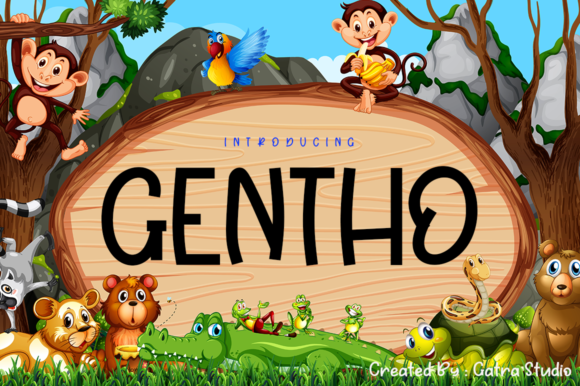 Gentho: The Display Font That Elevates Campaign Visuals with Style