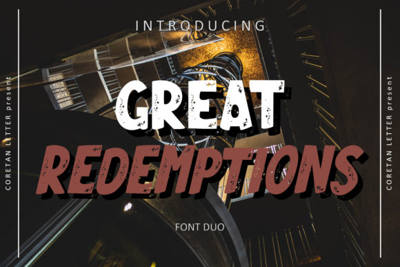 Great Redemptions: A Bold Display Font for Dynamic Web Design