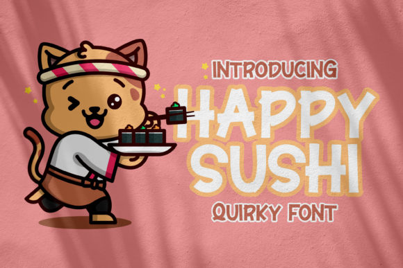 Happy Sushi: A Playful Display Font for Modern Web Design
