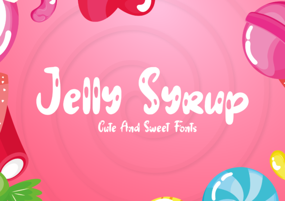 Jelly Syrup: A Playful Display Font for Bright Editorial Touches