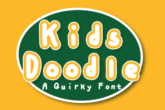 Kids Doodle: A Playful Display Font That Elevates Small Business Branding