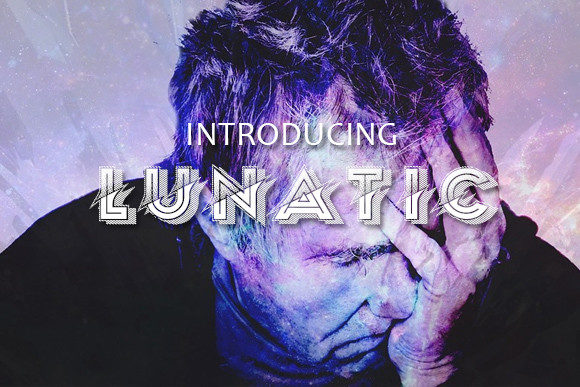 Lunatic: A Bold Display Font for Modern Marketing Visuals