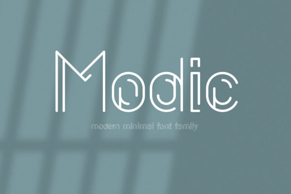 Modic: A Bold Display Font for Modern Web Design