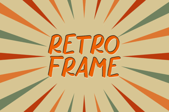 Retro Frame: A Bold Display Font for Modern Editorial Design