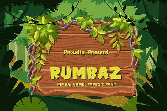 Rumbaz: A Playful Display Font for Makers and Creative Sellers