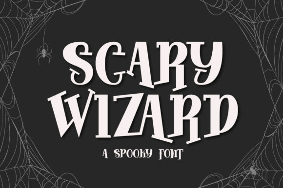 Scary Wizard: A Spooky Display Font for Editorial Design Projects