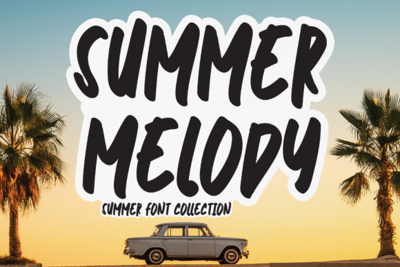 Summer Melody: A Stylish Display Font for Modern Web Design Projects