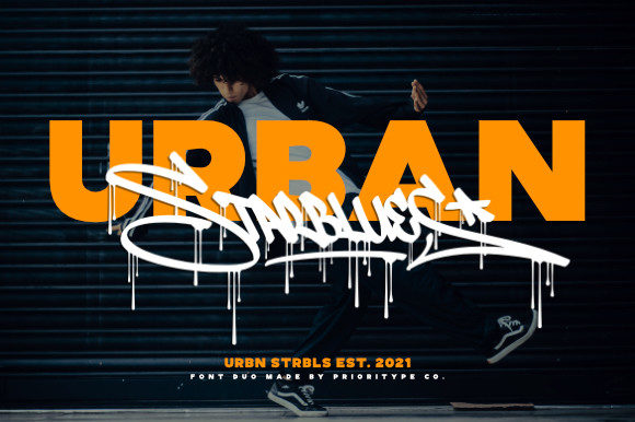 Urban Starblues: A Bold Display Font for Modern Editorial Design