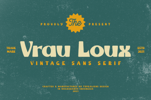Vrau Loux: A Display Font That Brings Authenticity to Brand Design